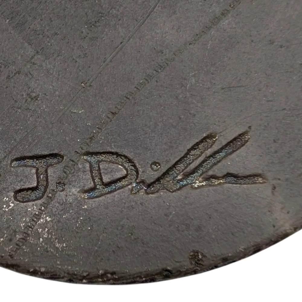 Jeremy Diller Raku Coaster Of Running Horse